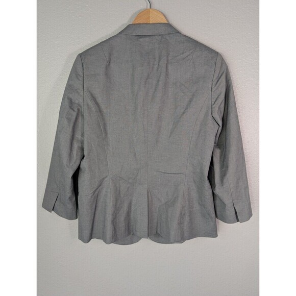 Banana Republic Gray Button Blazer Jacket Size 10 - Picture 2 of 7